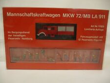 x-91341	Preiser 11169 1:87 Feuerwehr Hamburg MKW 72/MB LA 911 sehr guter Zustand