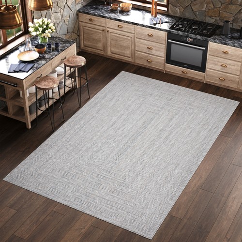 Teppich kurzflor grau 160 - teppich,
