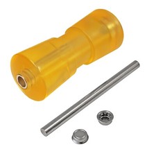 Kielrolle mit Achse 8" gelb