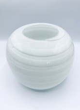 Vase glas weiß spirale - vase,