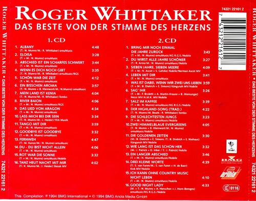 Roger whittaker das - -, beste