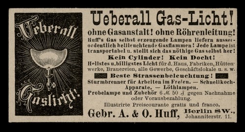 Alte werbung reklame - reklame, 1887