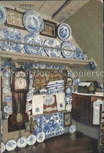 Marken porzellan wanduhr - marken,