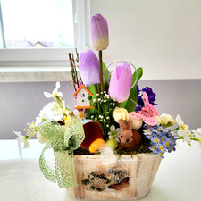 Gesteck Frühling Ostern