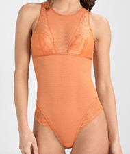 Triumph Magic Wire Lite Stringbody Damen Body mit teil gefütterten Cups Orange 