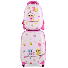 12"+16" Kinderkoffer + Rucksack 2TLG Kindertrolley Kindergepäck Reisegepäck