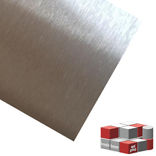 Edelstahlblech geschliffen gebürstet V2A 1,0 mm Edelstahlplatte Blechzuschnitt