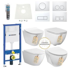 Geberit Duofix Vorwandelement Design WC spülrandlos Beschichtung Komplettset