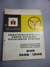 IHC Dieselschlepper 946,1046 + 1246 Original Ersatzteilkatalog Ausgabe 3.74