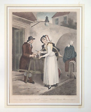 Cries of London, n°6 großer kolorierter Kupferstich 19. Jh Wheatley Vendramini