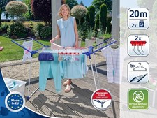 LEIFHEIT 81520 - Standtrockner Pegasus 200 Solid mit 5 Bügel