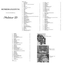 Betriebsanleitung multicar m25 - multicar,