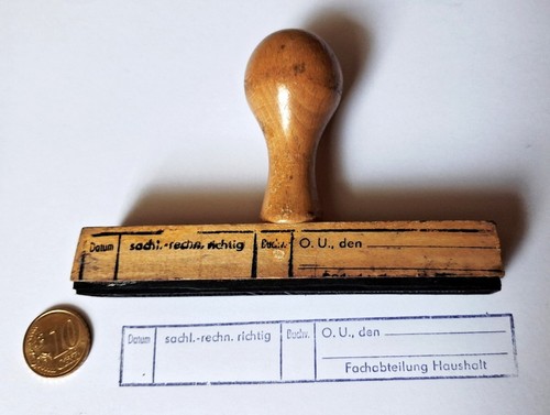 Alter ddr stempel - (s159),