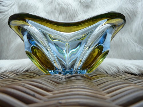 Edle glasschale murano style - glasschale,