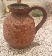 Alter Tonkrug Henkelvase