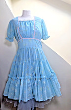 VINTAGE 50s BLUE Patio Dress