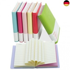 CIOUYAOS 6 Stück Notizbuch Klein A7, Tragbares Super-Mini-Tagebuch Notizblock, 