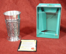 Zinnbecher Handwerksbecher mit