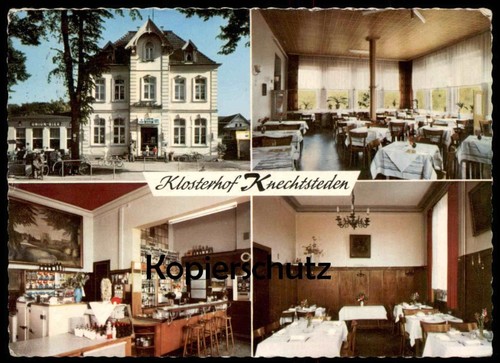 ältere postkarte klosterhof - postkarte,