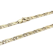 14kt Gelbgold Dollar Goldkette 4mm Kette massiv Schmuck 585 Gold Halskette 46cm