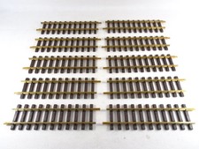 LGB Gleis-Konvolut für Gartenbahn, gebraucht, 10 gerade Gleise. 300 mm