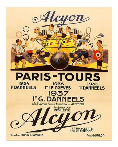 Vintage radsport rennplakat - vintage,