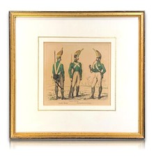 Lacauchie - Stahlstich koloriert - Russische Grenadier Garde - Uniform 1812