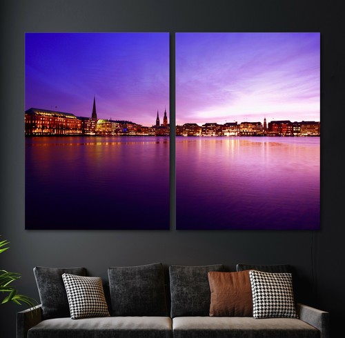 Hamburg leinwand bild - leinwand,