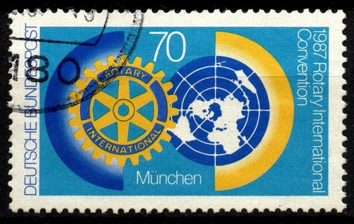 Brd 1987 michel 1327 rotary - 1987,,