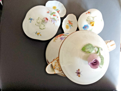 Porzellan meissen set - set, bunte