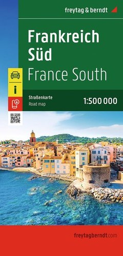 Frankreich süd straßenkarte - frankreich,
