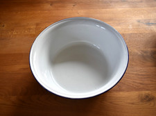 DDR Emaille Schüssel 33,5cm