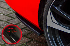 Heckansatz Seitenteile aus ABS für Audi A4 B8 S-Line S4 B8 Facelift Schwarzglanz