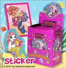 FILLY Mermaids Sticker - 1 Display mit 50 Stickertüten - NEU OVP