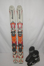  ROSSIGNOL " PURSUIT " SKI JUNIOR ALLROUND CARVER 93 CM + SKISCHUHE GR.: 31 SET