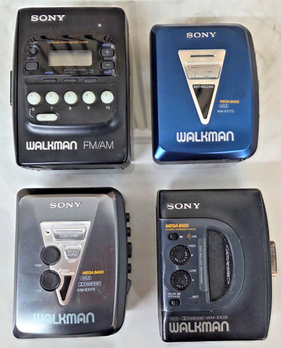 Sony walkman konvolut - walkman, 4x