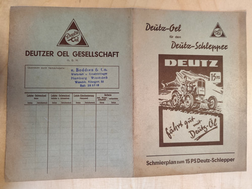 Deutz öl 15 ps - deutz,