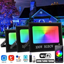 Bluetooth WIFI RGB Smart TUYA LED Strahler Fluter Außen Garten Stimmungslichter