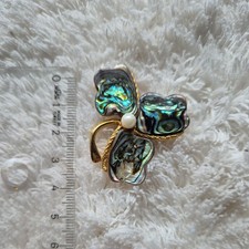 Alte Vintage Brosche, Mit