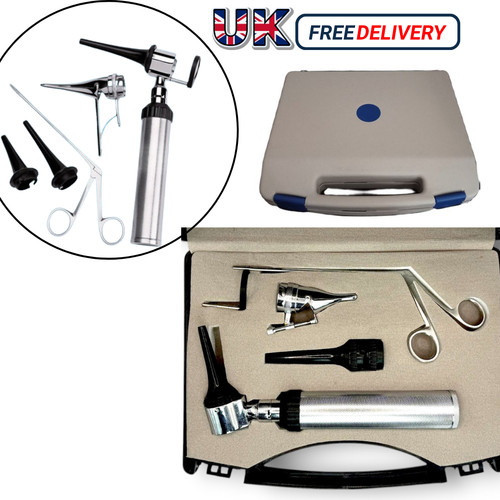 Veterinär otoskop set led - veterinär,