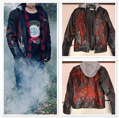 Kunstleder biker jacke - h&m,