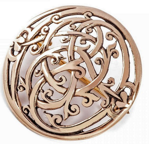 Wikinger bronze gewandspange - bronze,