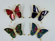 4 SCHMETTERLING - BROSCHEN NEU