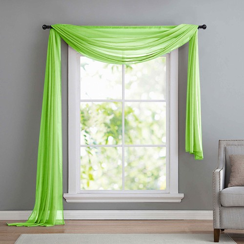 Voile querbehang - voile,