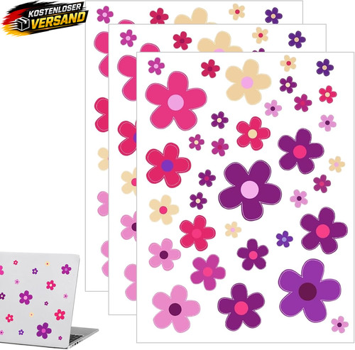 Blumen aufkleber set für - blumen,