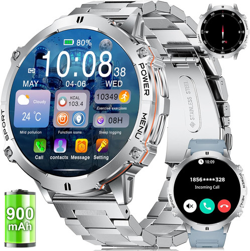 Smartwatch herren damen mit - herren,