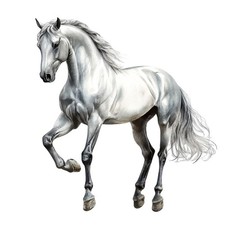 100x Stickers Horse