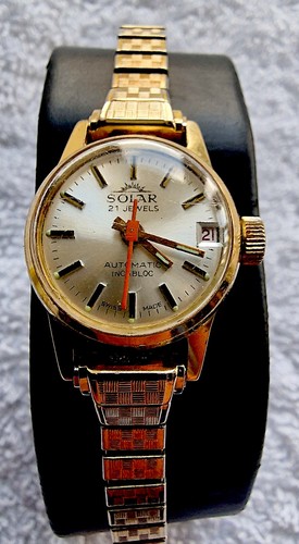 Solar womens mechanical watch