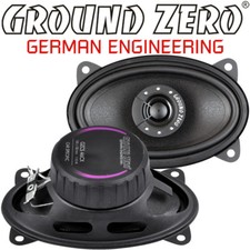 Ground Zero GZCS 46CX 10 x 15cm ( 4x6" ) 2 Wege oval Lautsprecher Paar & Gitter
