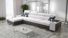 Ecksofa mit Schlaffunktion Melanie XII Maxi L-Form Sofa mit Bettkasten Modern 26